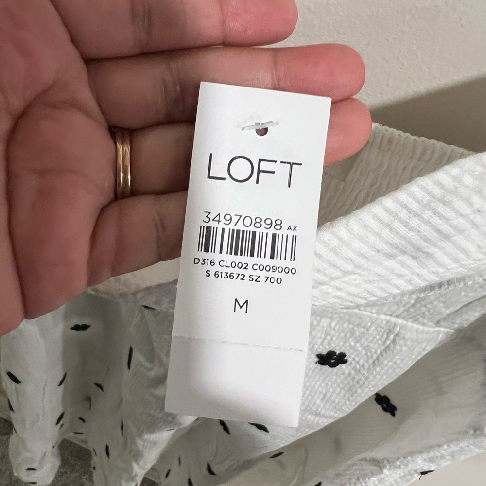NWT LOFT Floral Twist Cutout Cami Floral Midi Dress - Picture 6 of 9